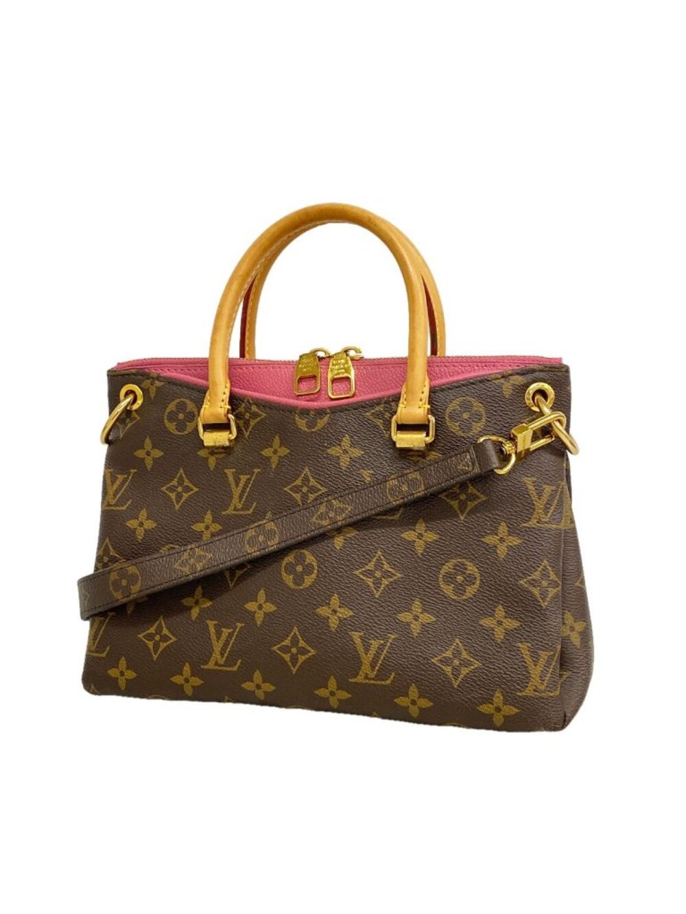 Louis Vuitton Handbag Monogram Pallas BB Rose Rich 2-Way Bag